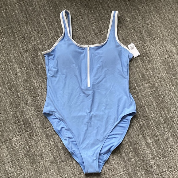 Old Navy Half Zip One-Piece Swimsuit - Picture 6 of 8